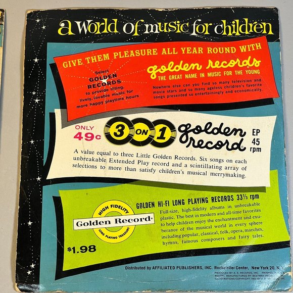 LITTLE GOLDEN RECORDS Huckleberry Hound & His Friends (45 RPM) AND Huckleberry H - Picture 6 of 12